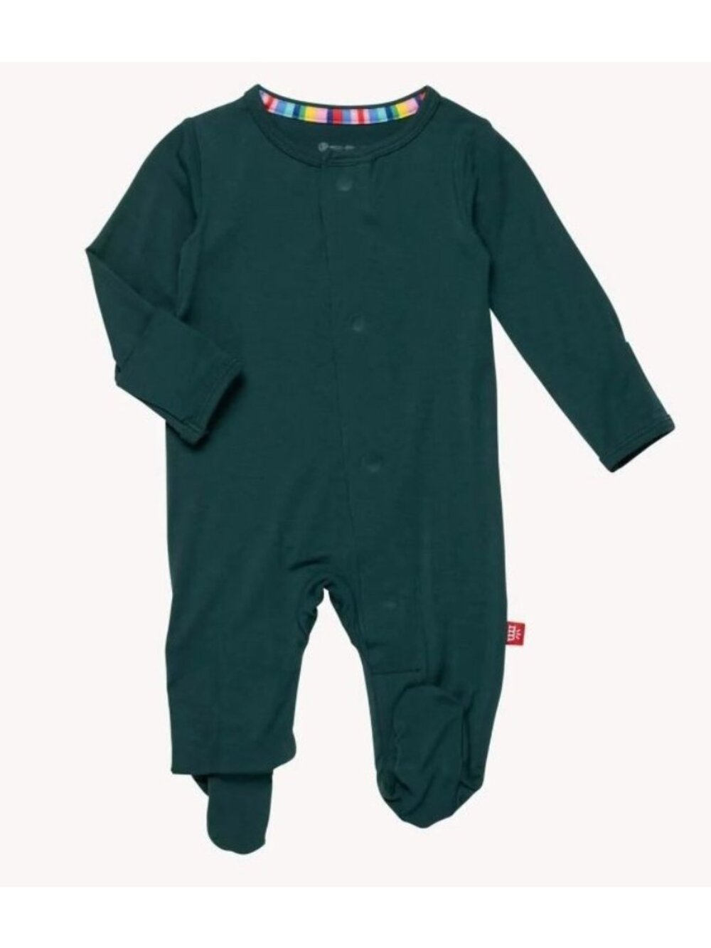 Magnetic Me Deep Emerald Modal Magnetic Footie Baby Size 6 - 9 M NWT